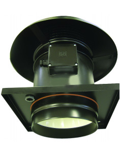 Tourelle hélico-centrifuge réversible 490/1030 m3/h moteur Ecowatt 1V D 250mm S&P 203980 2