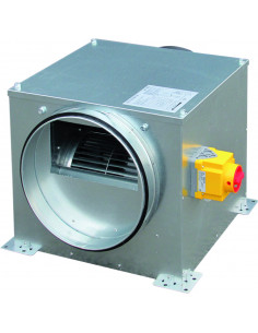 Caisson polyvalent, 1600 m3/h, D 450 mm, avec inter prox S&P (UNELVENT) 240622
