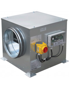 Caisson Ecowatt iso 50 mm régulée 1400 m3/h D 250 mm inter prox dépressostat S&P 245225