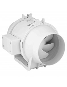 Ventilateur de conduit ultra-silencieux 150/180 m3/h 3 vitesses D 100 mm S&P (UNELVENT) 250454