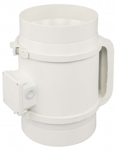 Ventilateur de conduit, 660/890 m3/h, 3 vitesses, raccordement D 200 mm S&P (UNELVENT) 255510