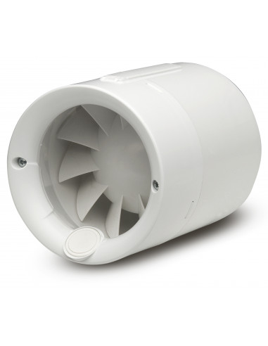 Aérateur de conduit, 100 m3/h, 12 W, encastrable, clapet anti-retour, D 100 mm S&P (UNELVENT) 257000