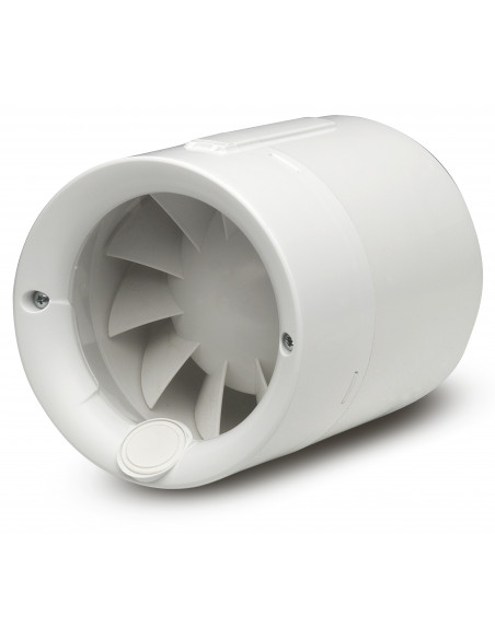 Aérateur de conduit, 100 m3/h, 12 W, encastrable, clapet anti-retour, D 100 mm S&P (UNELVENT) 257000