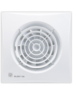 Aérateur 95 m3/h clapet anti-retour moteur 230V 8 W D.100 mm S&P (UNELVENT) 402884