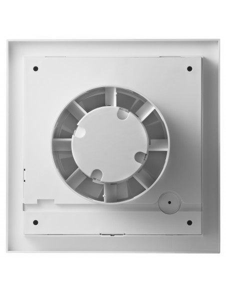 Aérateur design 85 m3/h façade anthracite clapet anti-retour D 100 mm S&P 403522