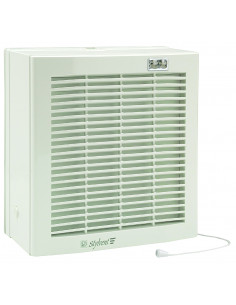 Aérateur de vitre 2V extraction 489/430m3/h 1V d'insufflation 296m3/h manuel S&P 454002