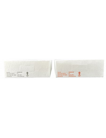 Kit filtres 1x F7 pour l'insufflation 1x G4 pour l'extraction des VMC DOMEO S&P (UNELVENT) 600903