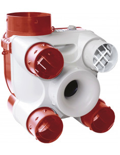 VMC à sondes thermo-hygrométriques pour l'habitat pavillonnaire jusqu'à 4 sanitaires S&P 603110