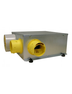 Caisson VMC métallique standard extra-plat hauteur 147 mm S&P 603571