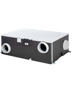 Kit VMC DF 65%, spécial rénovation + 1 plénum universel + bouches + colliers S&P (UNELVENT) 604044 2