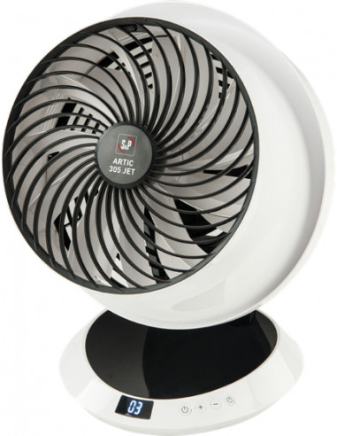 Ventilateur design de table/sol 12 vitesses br D 300 mm br Vitesse d'air : 3,6 m/s br S&P (UNELVENT) 650115