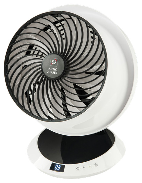 Ventilateur design de table/sol 12 vitesses br D 300 mm br Vitesse d'air : 3,6 m/s br S&P (UNELVENT) 650115