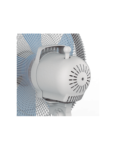 Ventilateur de table 3 vitesses D 400 mm vitesse d'air : 2,3 m/s br S&P 650118