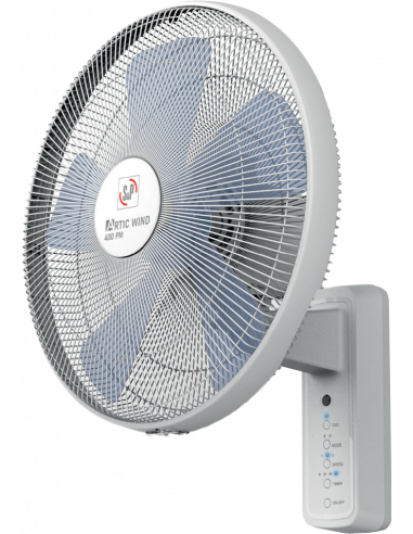Ventilateur de mur 3 vitesses D 400 mm vitesse d'air : 2,3 m/s br S&P 650121