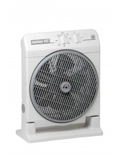 Ventilateur box-fan, 3 vitesses, minuterie réglable jusqu'à 120 mn, 5 positions S&P (UNELVENT) 653680