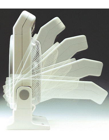 Ventilateur box-fan, 3 vitesses, minuterie réglable jusqu'à 120 mn, 5 positions S&P (UNELVENT) 653680