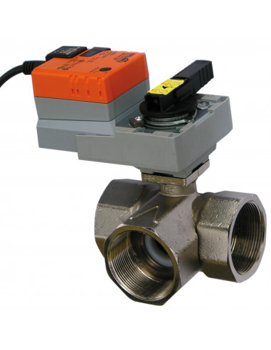 Vanne 3 voies pour batterie à eau VTVS VANNE 3V R311 15-1.6+ MOT S&P (UNELVENT) 700071