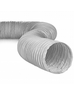 Gaine souple PVC, diamètre 100 mm, longueur 6 m S&P (UNELVENT) 810197