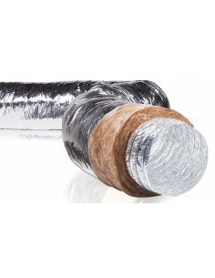 Gaine Souple Isolée 25mm pour Gainable Habitat Ecosoft D200mm L10m S&P (UNELVENT) 810804