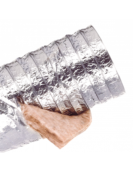 Gaine Souple Isolée 25mm pour application Gainable Habitat Ecosoft D250mm L10m S&P (UNELVENT) 810805