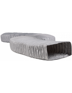 Gaine souple PVC rectangulaire renforcée dimensions 90 x 45 mm longueur 6 m S&P 813961
