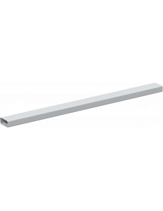 Conduit rectangulaire PVC rigide 55 x 110 mm, longueur 3 m, gamme TUBPLA S&P (UNELVENT) 833219