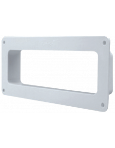 Bride murale rectangulaire PVC rigide, 55 x 220 mm, gamme TUBPLA S&P (UNELVENT) 833640