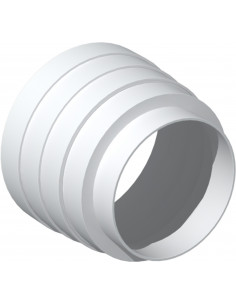 Réduction PVC rigide multi-diamètres 130/110 mm gamme TUBPLA S&P (UNELVENT) 833655