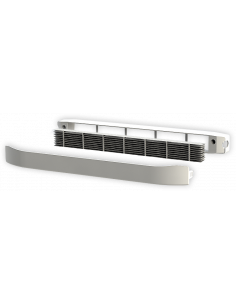 Entrée d'air auto avec filtre ePM1 58% intégré 30 m3/h blanc réser 354x12mm S&P (UNELVENT) 850671 2