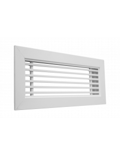 Grille linéaire de soufflage/reprise, blanc, 230 à 650 m3/h, D 400 x 150 mm S&P (UNELVENT) 850963 2