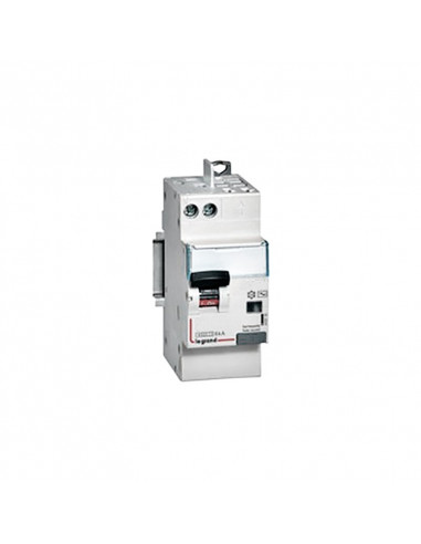 Disjoncteur différentiel DX³4500 arrivée haute vis départ haut automatique U+N 230V 32A type AC 300mA 2 modules LEGRAND 410732