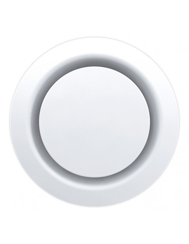 Bouche plastique réglable de 15 à 140 m3/h manchette à griffes D100 mm S&P (UNELVENT) 853575