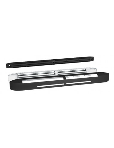 Entrée d'air hygroréglable noire 6/45 m3/h RAL 9011 réservation 354x12 mm S&P (UNELVENT) 858023