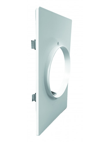 Platine de rénovation pour remplacement de bouche de ventilation avec entretoise S&P (UNELVENT) 858181