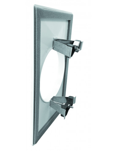 Platine de rénovation pour remplacement de bouche de ventilation avec entretoise S&P (UNELVENT) 858181