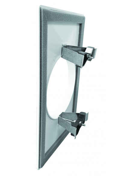 Platine de rénovation pour remplacement de bouche de ventilation avec entretoise S&P (UNELVENT) 858181