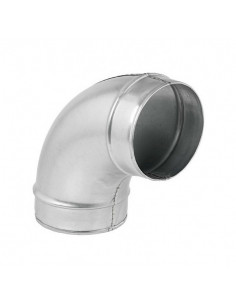Coude mâle/mâle à 90° acier galvanisé diamètre de raccordement 250 mm S&P (UNELVENT) 860765
