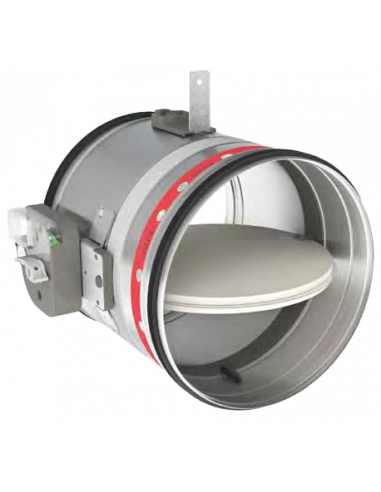 Clapet coupe-feu 2 H, circulaire, certifié NF, D 125 mm S&P (UNELVENT) 860829