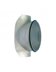 Piquage express a 90 en acier galva support 355 mm raccord a joint 160 mm S&P (Unelvent) 860956