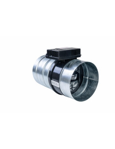 Registre motorisé ouvert sous tension, D 100 mm S&P (UNELVENT) 862736