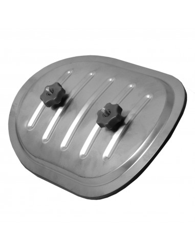 Trappe de visite pour conduit en acier galvanisé de type CMS, D 250 mm S&P (UNELVENT) 865289