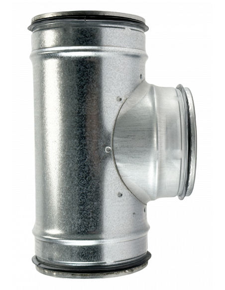 Té équerre à 90° en acier galvanisé à joints D 160/125 mm S&P (UNELVENT) 866683
