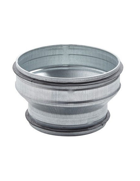 Réduction conique en acier galvanisé à joint, raccordement D 160/125 mm S&P (UNELVENT) 867835
