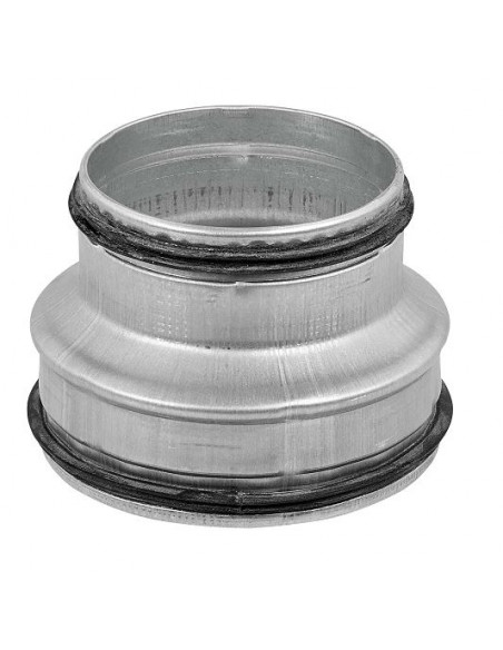Réduction conique en acier galvanisé à joint, raccordement D 160/125 mm S&P (UNELVENT) 867835