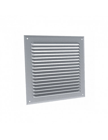 Grille de soufflage/reprise d'air extérieur, alu, 195 à 235 m3/h, D 210 x 210 mm S&P (UNELVENT) 870217