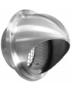 Prise d'air ou sortie d'air de façade semi-sphérique en acier inox D.160 mm S&P (UNELVENT) 870263