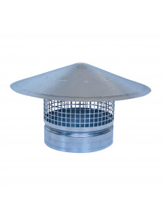 Chapeau pare-pluie acier galvanisé D.315mm S&P (UNELVENT) 874478