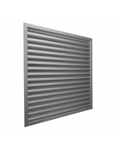 Grille extérieure de soufflage/reprise alu 430 à 840 m3/h D 300x300mm S&P (UNELVENT) 877691 2