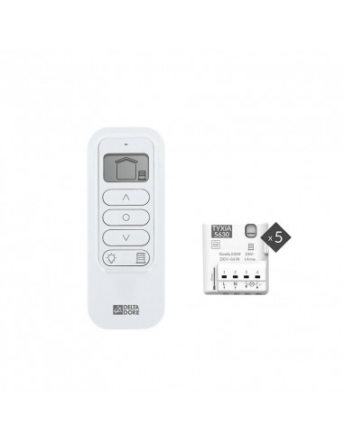 CENTRALISATION DES VOLETS ROULANTS (1A) PAR TÉLÉCOMMANDE PACK TYXIA 541 DELTA DORE 6351409