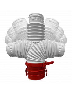 Piquage flexible sanitaire OCTEO D 80 S&P (UNELVENT) 890050